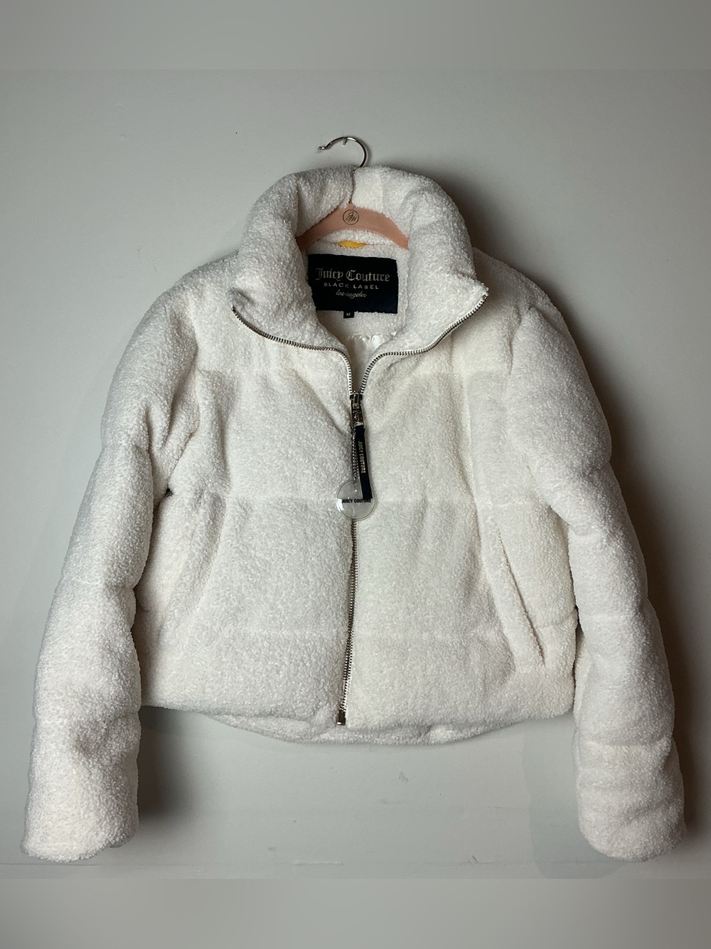 Juicy Couture Black Label Short Puffer Jacket Women’s Size M - Picture 1 of 7
